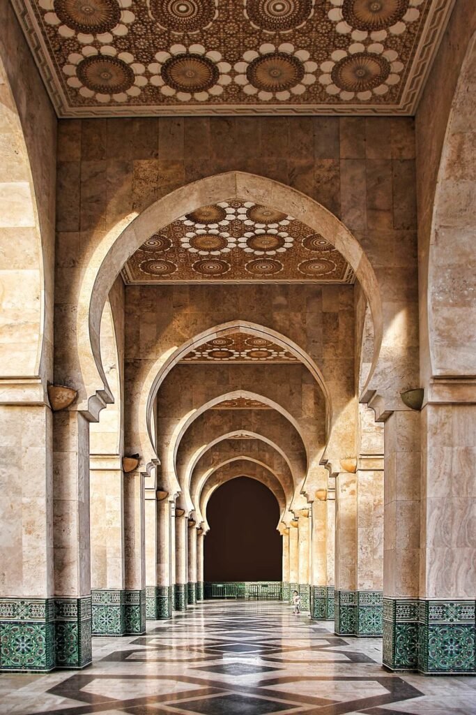 decoración de mezquitas con motivos geometricos