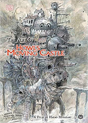 libro de ilustraciones del castillo ambulante ghibli